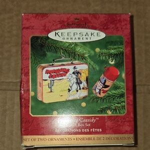 Jopalong Cassidy Metal Lunchbox Ornament